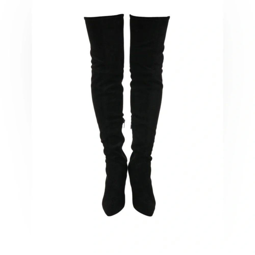 Kendall + Kylie “Kayla” Thigh-High Suede Boots – Size 9, Burgundy or Black (NWT)